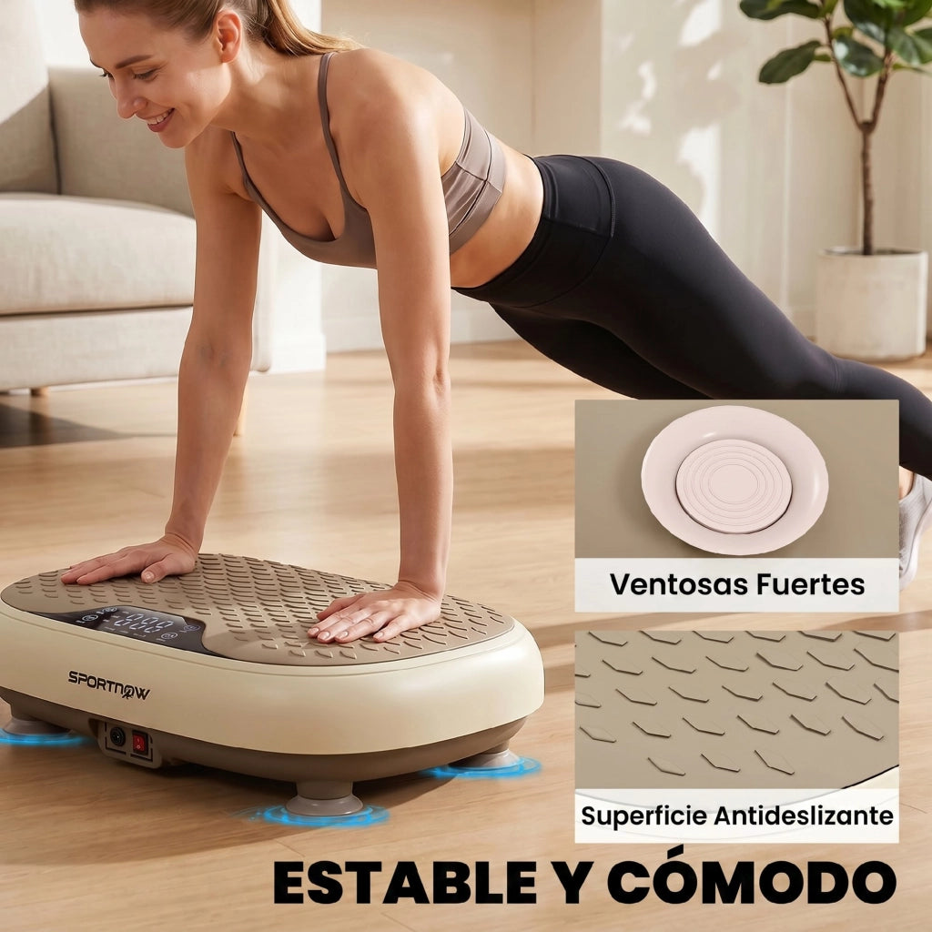 Pedana Vibrante Fitness ¨C Xylo ¨C 20 Livelli di Velocit¨¤, 3 Programmi, Display LED, Telecomando