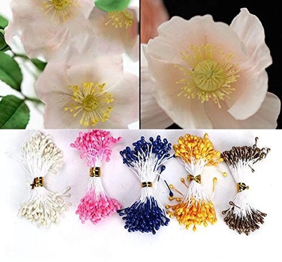 Fiori Finte 900 Pezzi - Fiori Artificiali - Fiori per Mano - Decorazione Abbigliamento - Fiore di Sposa - Accessori Capelli - Utilizzo Multiplo