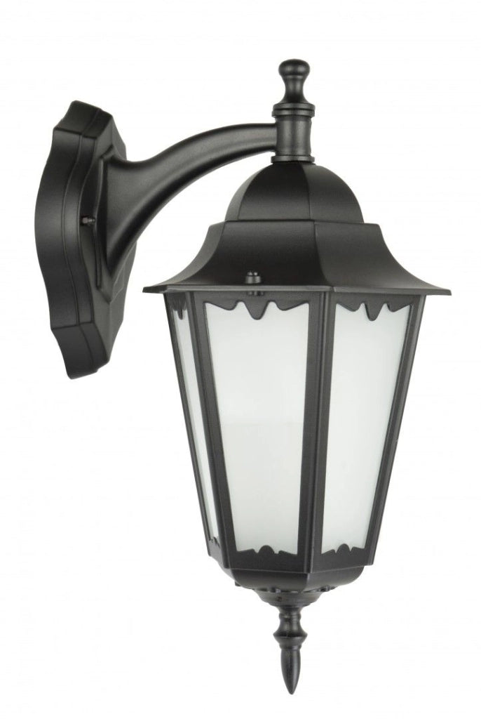 Applique esterno basso Retro nero E27 IP43 SU-MA 3012