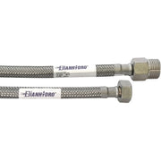 FLESSIBILE INOX MODELLO PROLUNGATO  CM. 35- MF 1/2 x 3/8- DH- pezzi 1