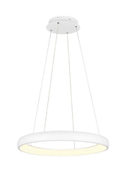 Lampada sospensione bianca Ø75 LED 59W CCT Cardona Trio