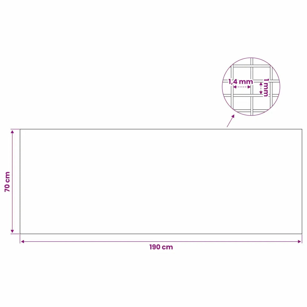 Copertura per pozzetto di luce con clip 5 pz 70 x 190 cm Grigio 42045638