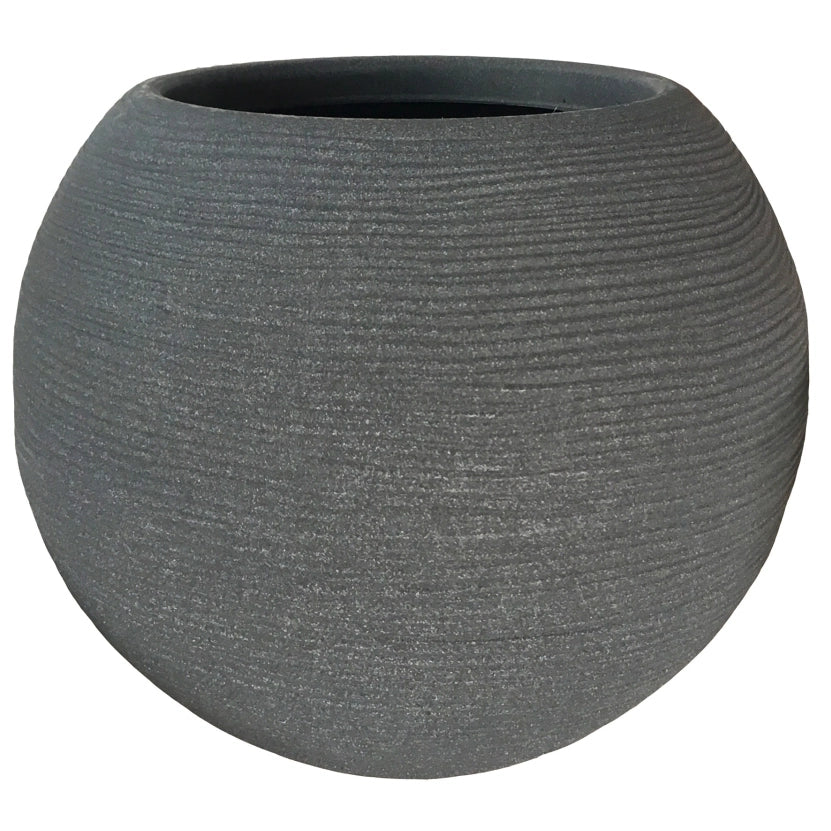 Casp√≤ Sfera rigata Shabby 50 cm ghisa