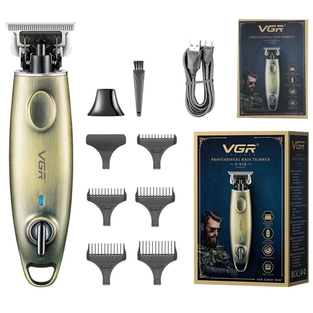 Trade Shop - Tagliacapelli Professionale Vgr V-978 | Rasoio Trimmer Barber Regolabarba -