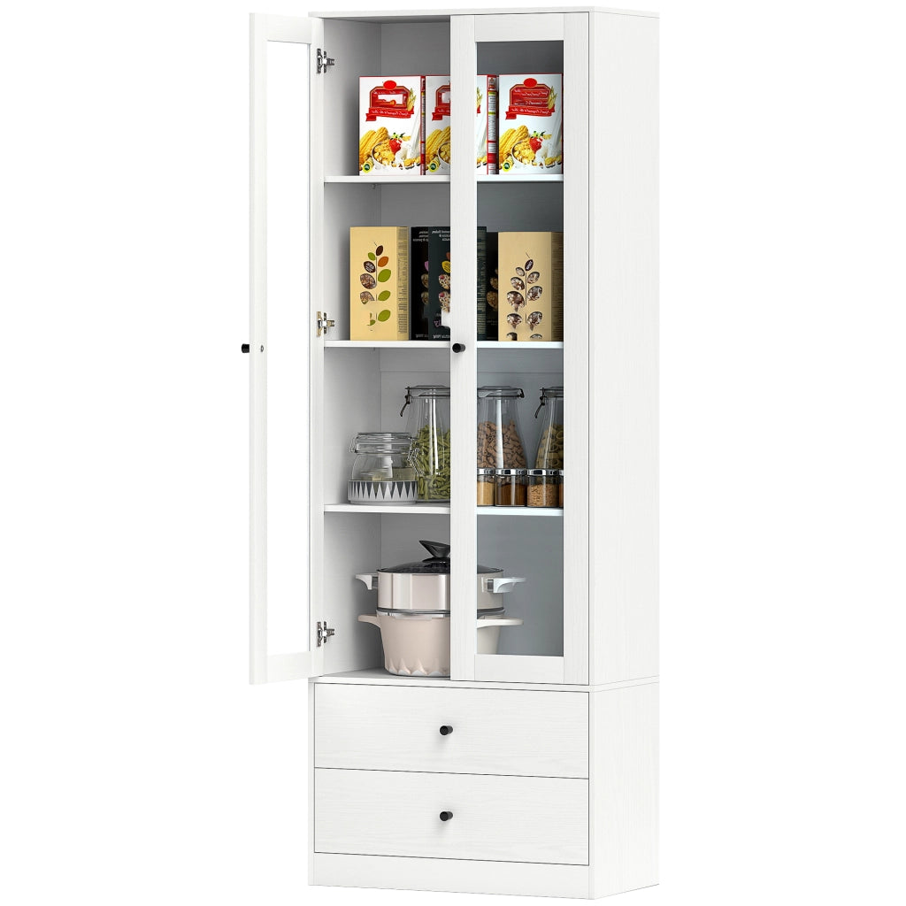 Armadio guardaroba con ante scorrevoli ¨C zephmum ¨C 59x30x164 bianco