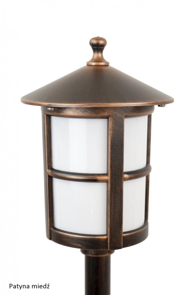 Lampione da giardino SU-MA Cordoba 151cm E27 nero IP23
