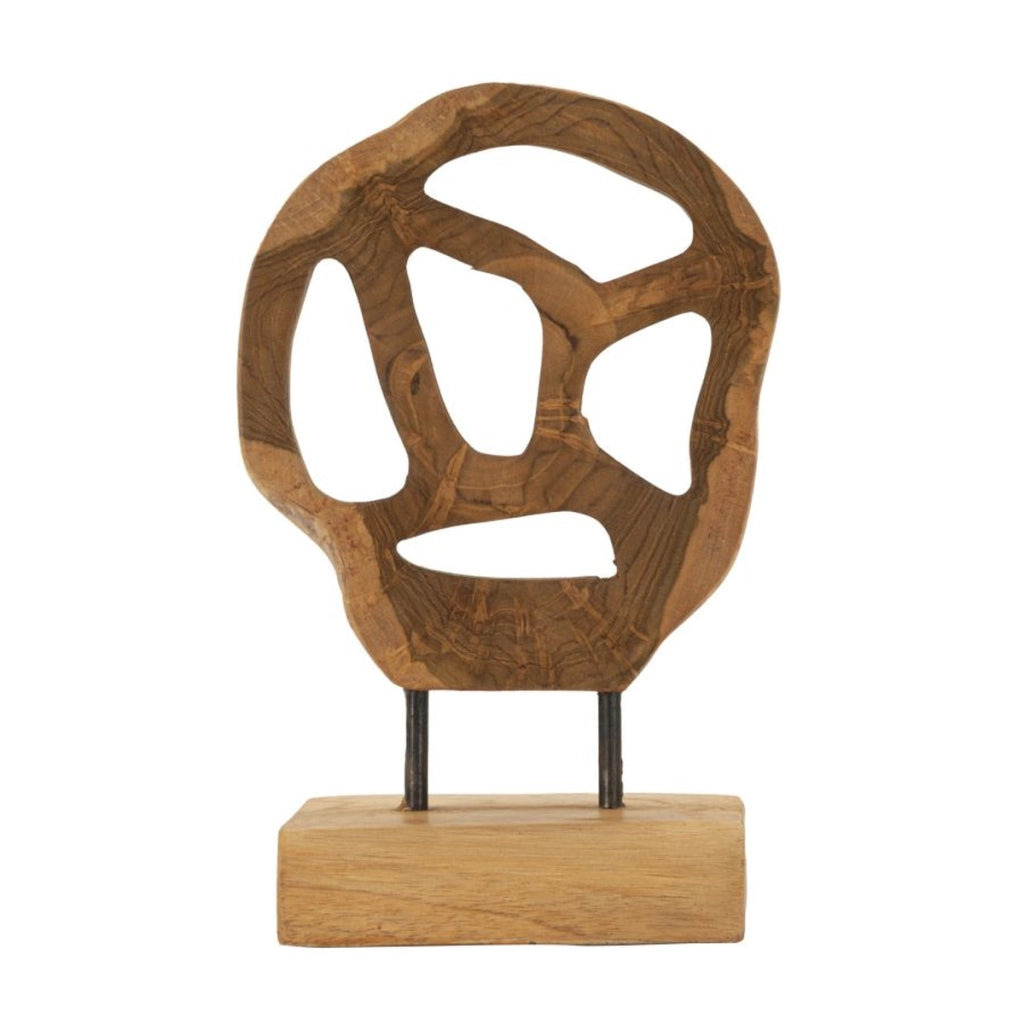 Scultura Radice 6, Marrone, Legno, 18x10x27 cm