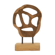 Scultura Radice 6, Marrone, Legno, 18x10x27 cm