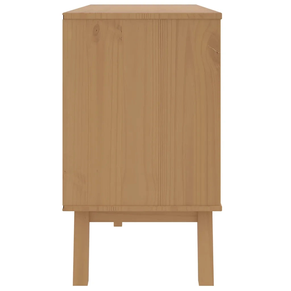 Cassettiera OLDEN Marrone in Legno Massello di Pino CFW2800208