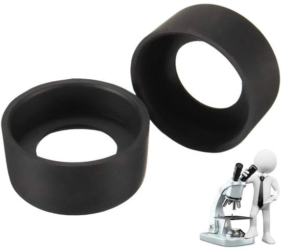 Occhiali da Protezione per gli Occhi - 2 Pezzi - Diametro Interno 17 mm - Protezione per l'Occhio da Telescopio - Diametro degli Occhi 29-30 mm - Strumento di Esame Microscopico per gli Occhi