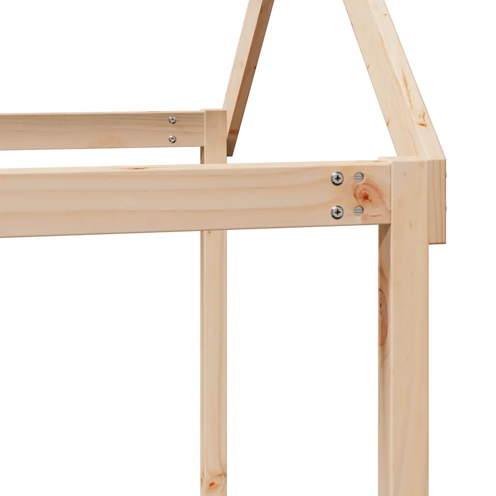 Letto a Castello senza Materasso 90x190 cm Legno di Pino 3282124