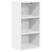 Mobiletto a parete moderno con ampio spazio contenitivo 40 x 29,5 x 80 cm legno composito bianco 02_0053481