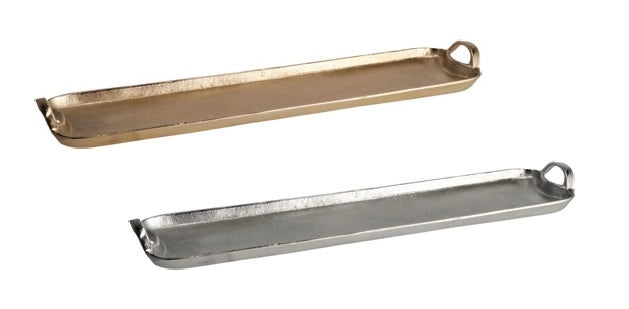 1 Pezzo Vassoio da Cucina in Metallo Rettangolare 78 x 15 x 5 cm 2 Colori