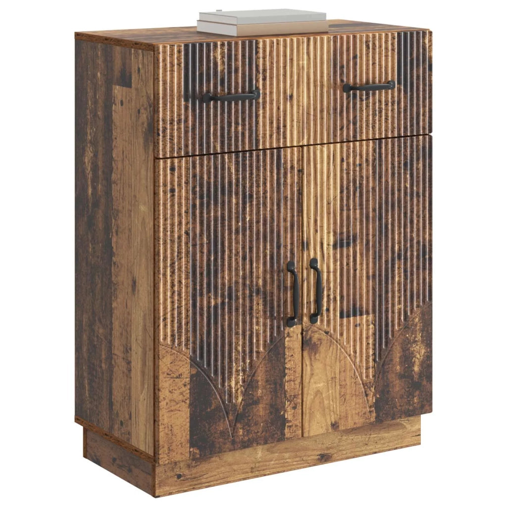Credenza | Madia | Buffet da pranzo | Armadio da pranzo Legno antico 66 x 34,5 x 87 cm Legno ingegnerizzato