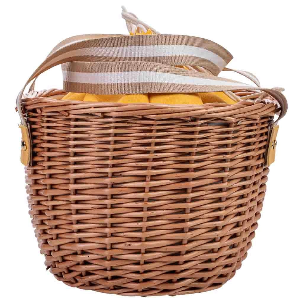 Cestino da picnic marrone 40x29x20h cm