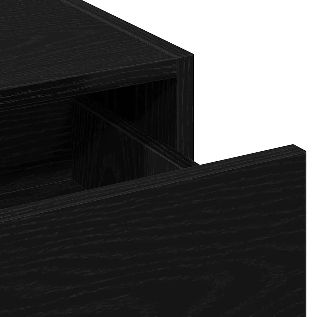 Tavolo da Trucco Nero 60 x 40 x 70 cm Legno multistrato 865191