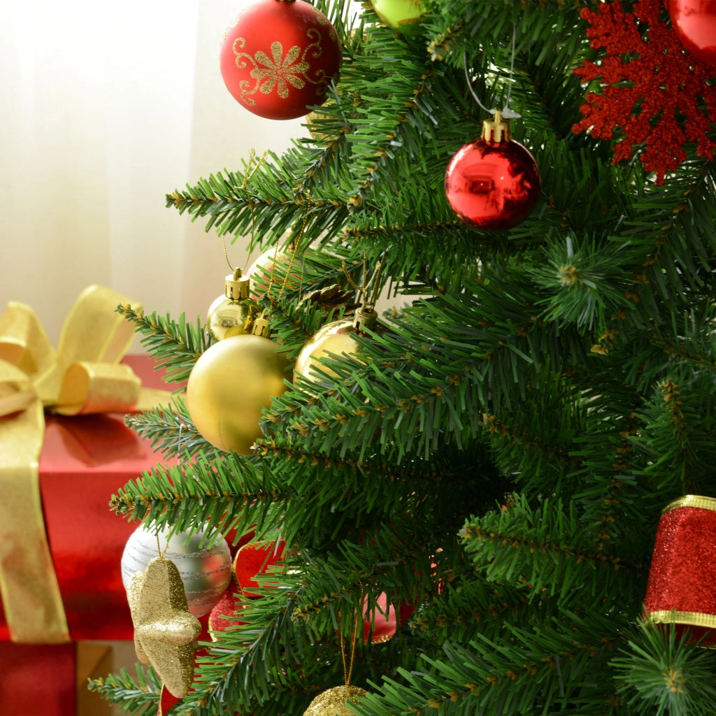 Albero di Natale Artificiale con Supporto ¨C zephmum ¨C 210 cm Verde 865 Rami