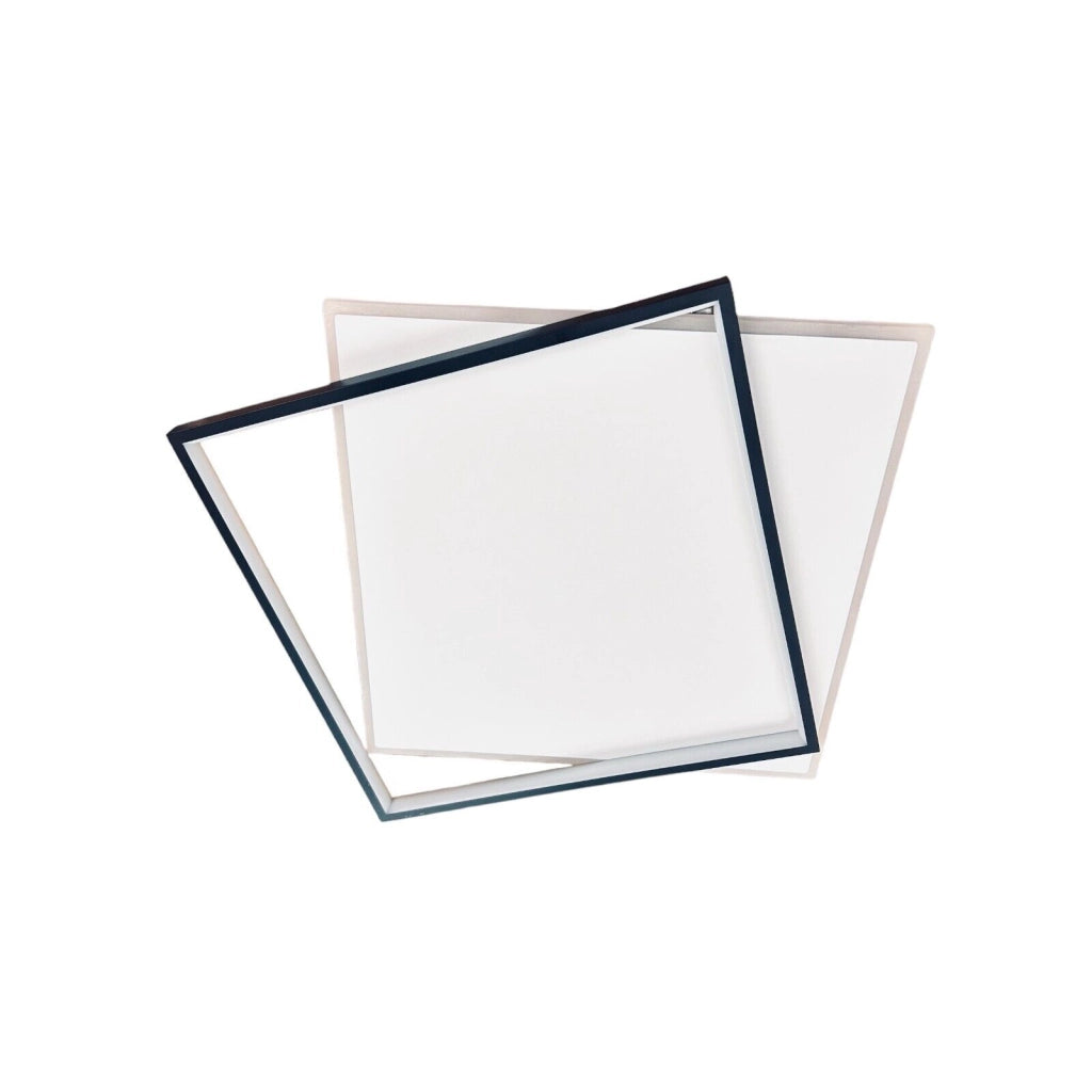 Plafoniera a LED moderna per soffitto da 39W Quadrati cambia 3 tonalita di luce