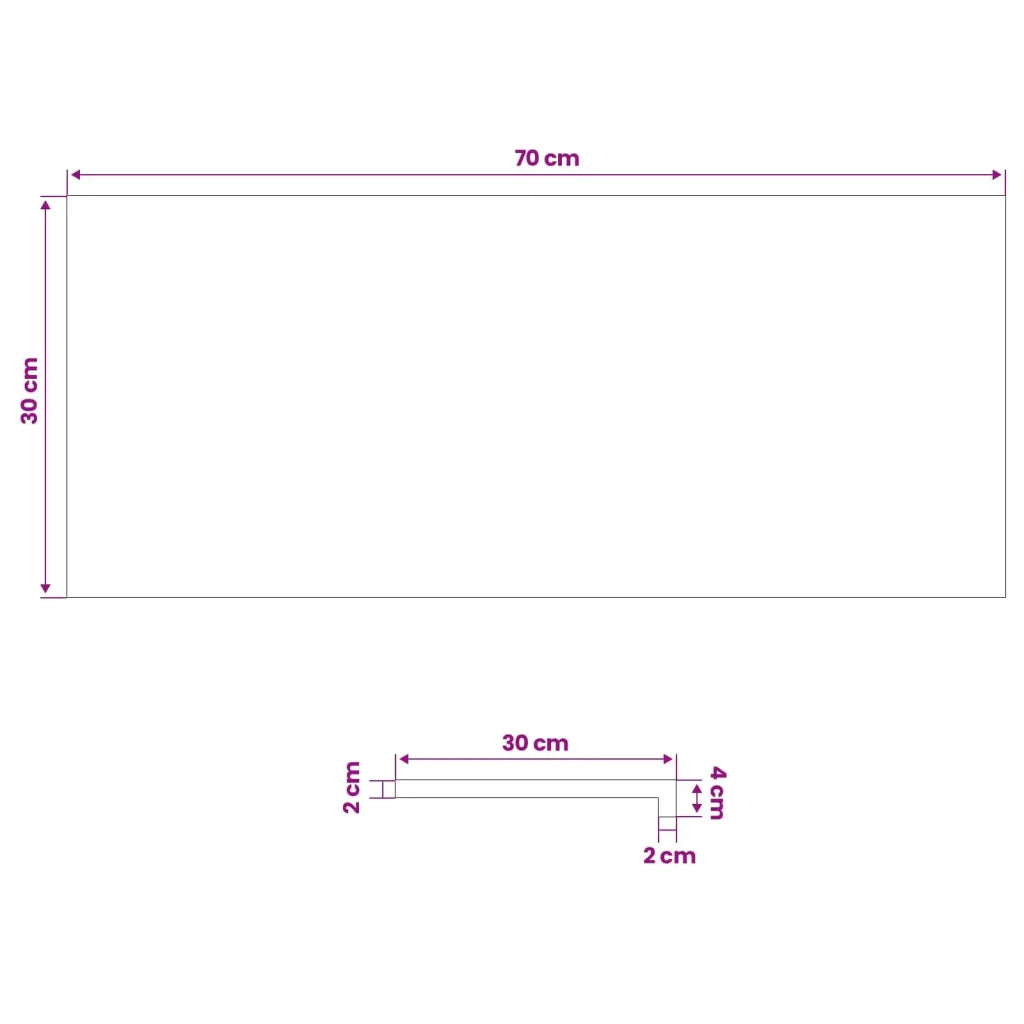 Tappeti per scale 2 pz 70 x 30 x 2 cm Marrone 3446154