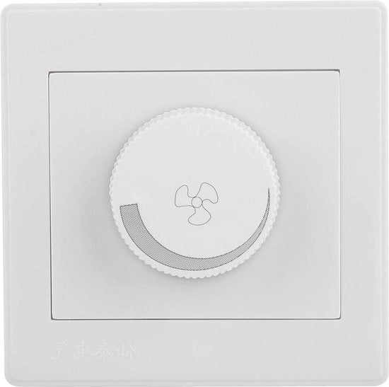 Regolatore di velocità per ventilatore a soffitto - pulsante di controllo - accessori - 86 x 86 cm - AC 250V 100W .