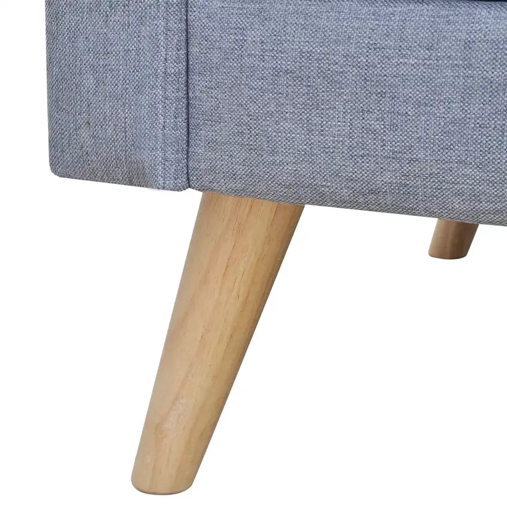 Divano a 2 Posti-Sofa 2 Posti in Tessuto Grigio Chiaro 905320