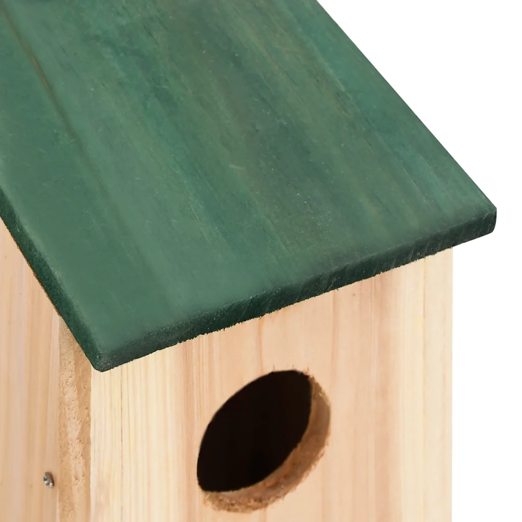 Casette per gli Uccelli 8 pz in Legno 12x12x22 cm CFW5202795