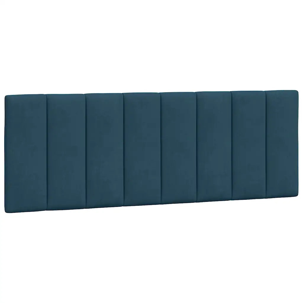 Giroletto senza Materasso-Struttura Letto Hanko Blu 140x200 cm in Velluto
