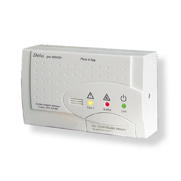 GECA Rilevatore gas METANO con sensore sostituibile BETA 752