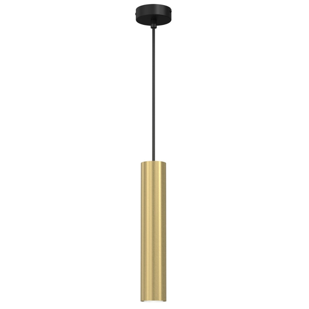 Lampada a sospensione Raito Luminex ottone/nero 1xGU10