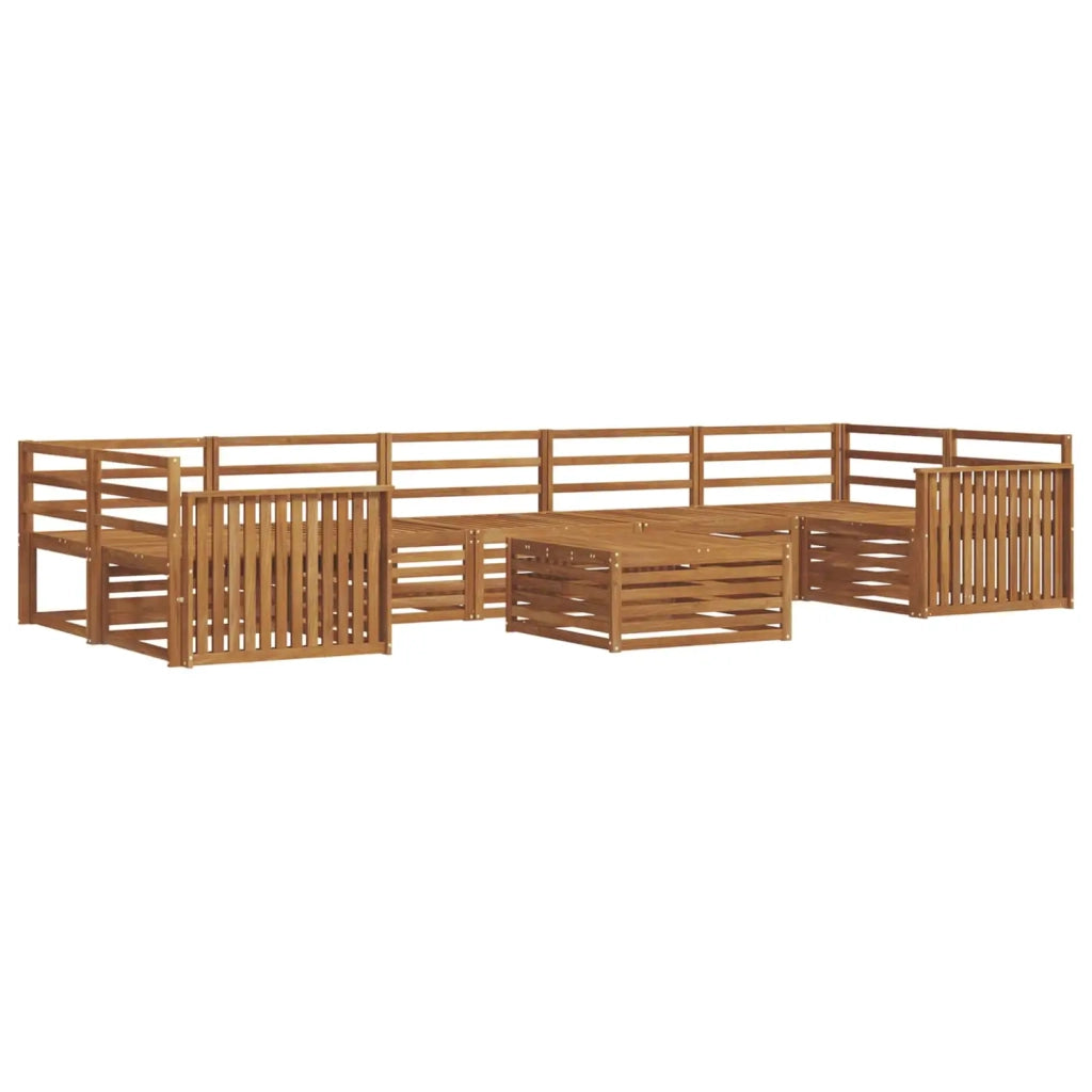 Set di divani da esterno 8 pcs Naturale 3373174
