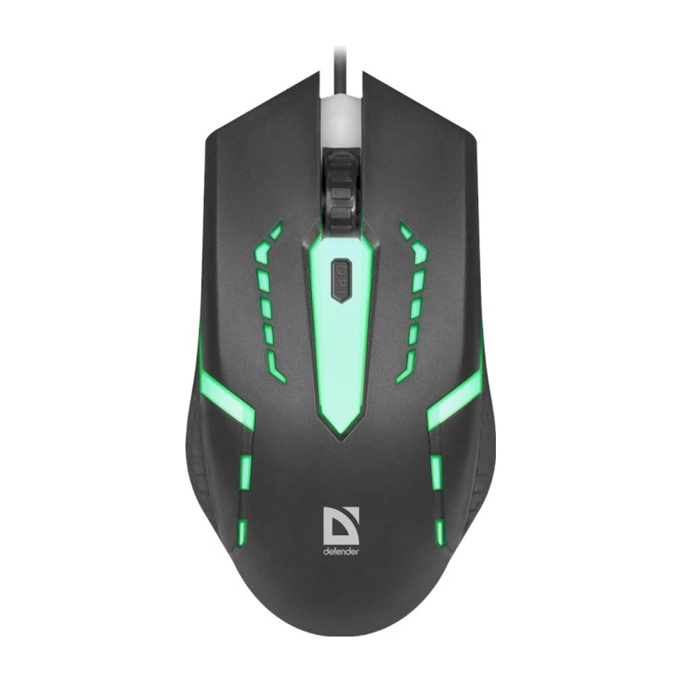 MOUSE DEFENDER FLASH MB-600L OTTICO LED 1200dpi 4P