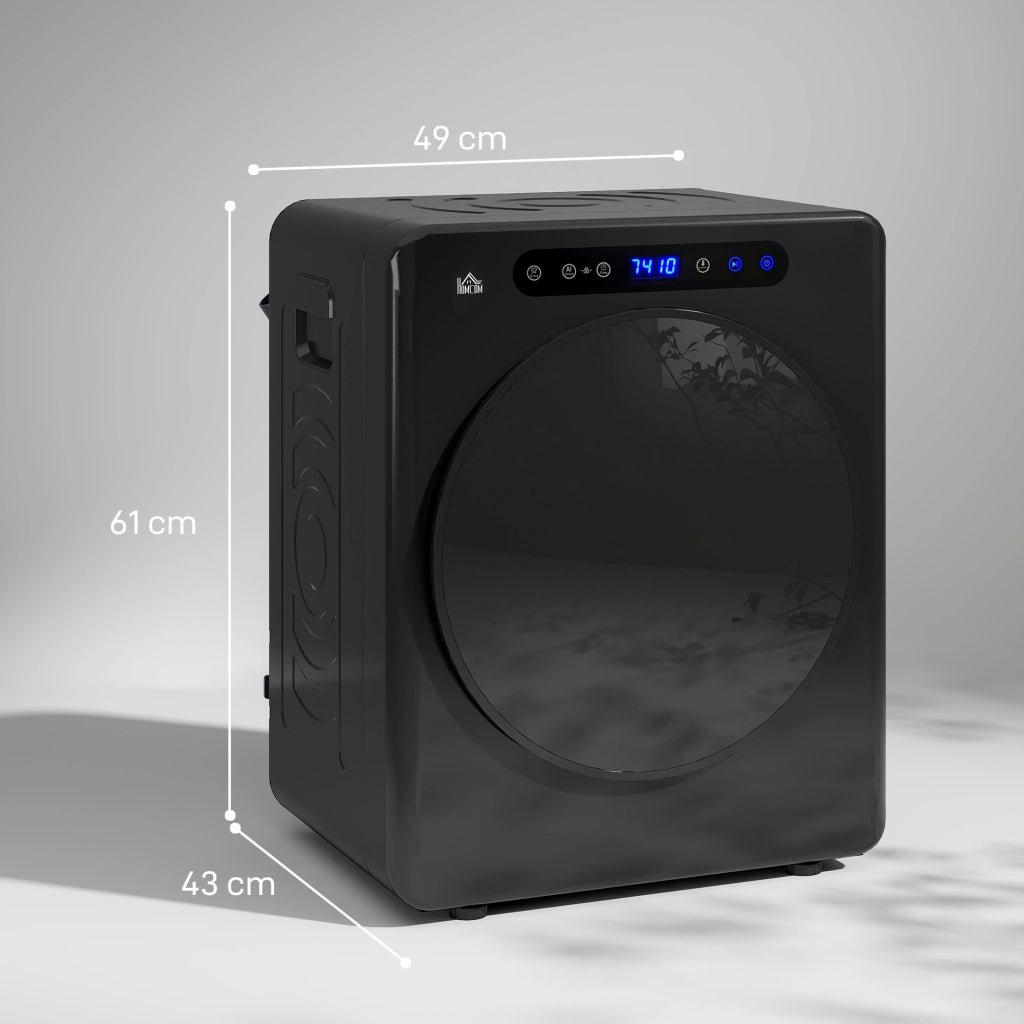 Asciugatrice a condensazione elettrica ¨C Minimal ¨C 1000 W 3 Kg nero acciaio inox