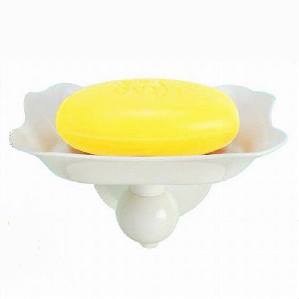 Trade Shop - Porta Sapone Saponetta Attacco A Ventosa A Parete Accessorio Arredo Bagno 52168a -