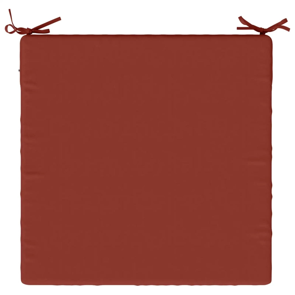 Cuscini per Sedia in 4 Pezzi SOEST 4 pz 100% Poliestere Rosso 944892