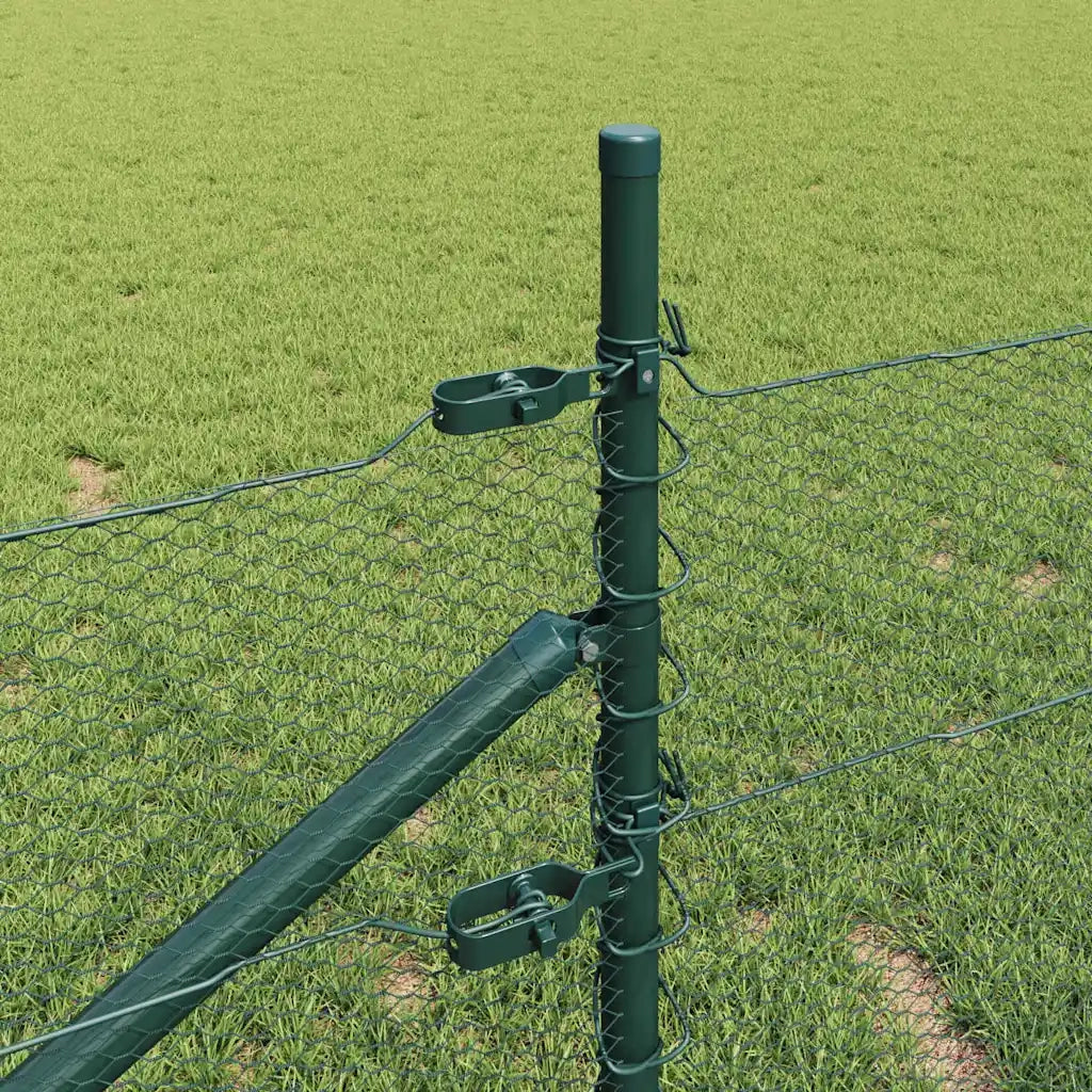 Palo della recinzione Verde 50 x 0,4 m (rete 13 mm)