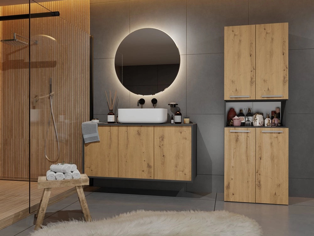 Colonna bagno NEL 2k/DK antracite artisan