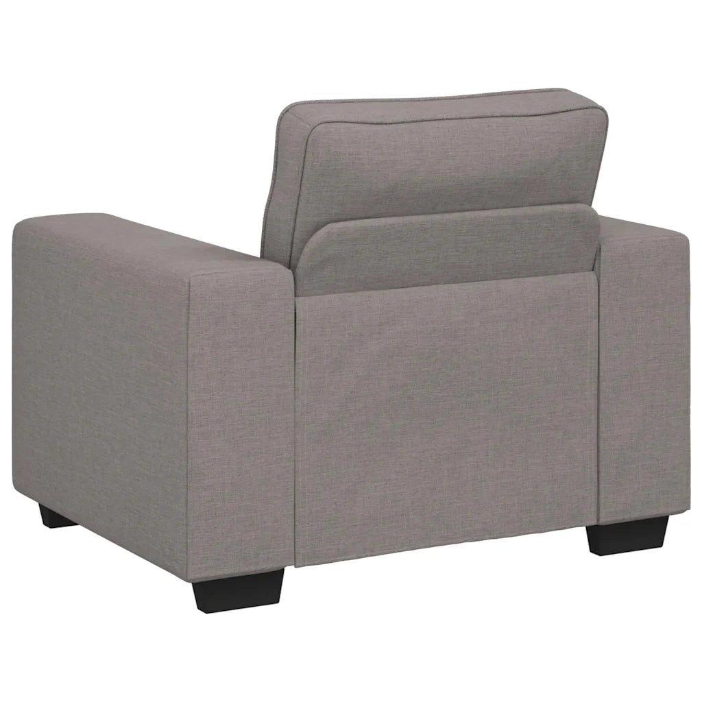 Divano Sedia-Poltrona Tortora 100x77x82 cm in Tessuto
