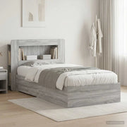 Telaio del letto con storage Sonoma grigio 80 x 200 cm 3433809