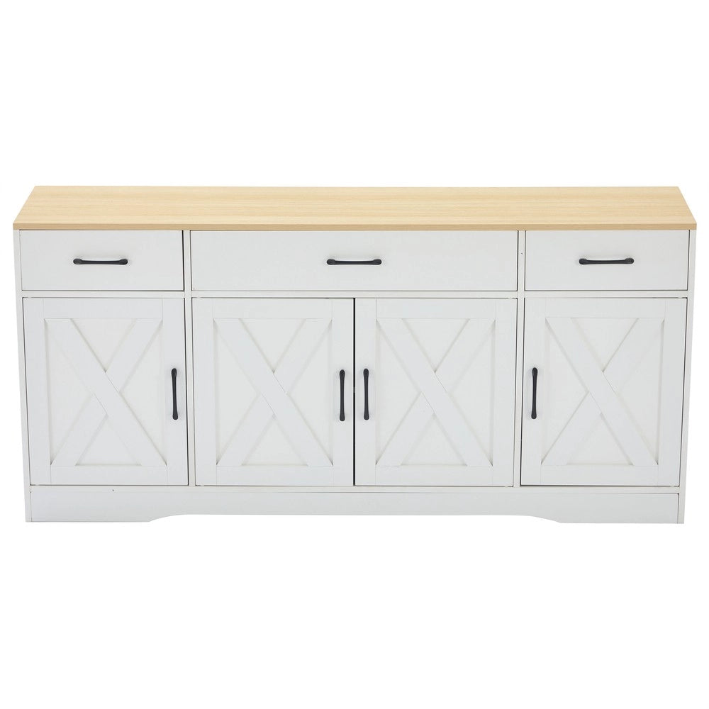 Credenza Moderna ¨C MINIMAL ¨C Bianco, Legno, Multiuso