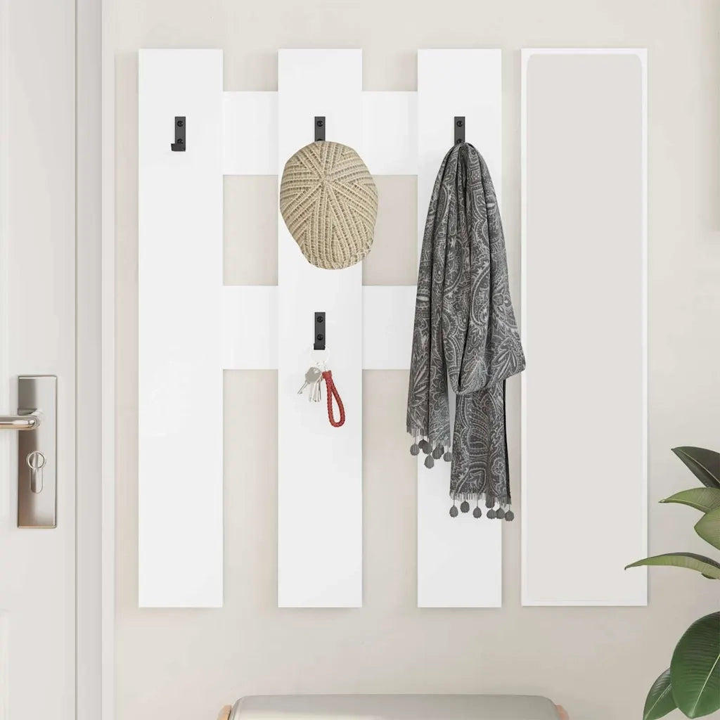 Appendiabiti a muro A parete Bianco 65 x 3 x 100 cm 874499