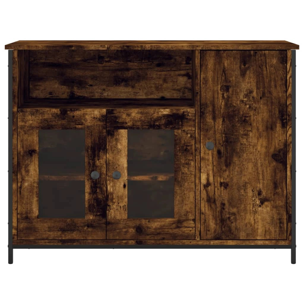 Buffet credenza cassettiera armadio mobile contenitore organizer per cucina soggiorno salotto 100 x 35 x 75 cm legno ingegnerizzato marrone 02_0030831