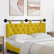 Testiera sospesa Con luce LED Giallo Velluto 42032115