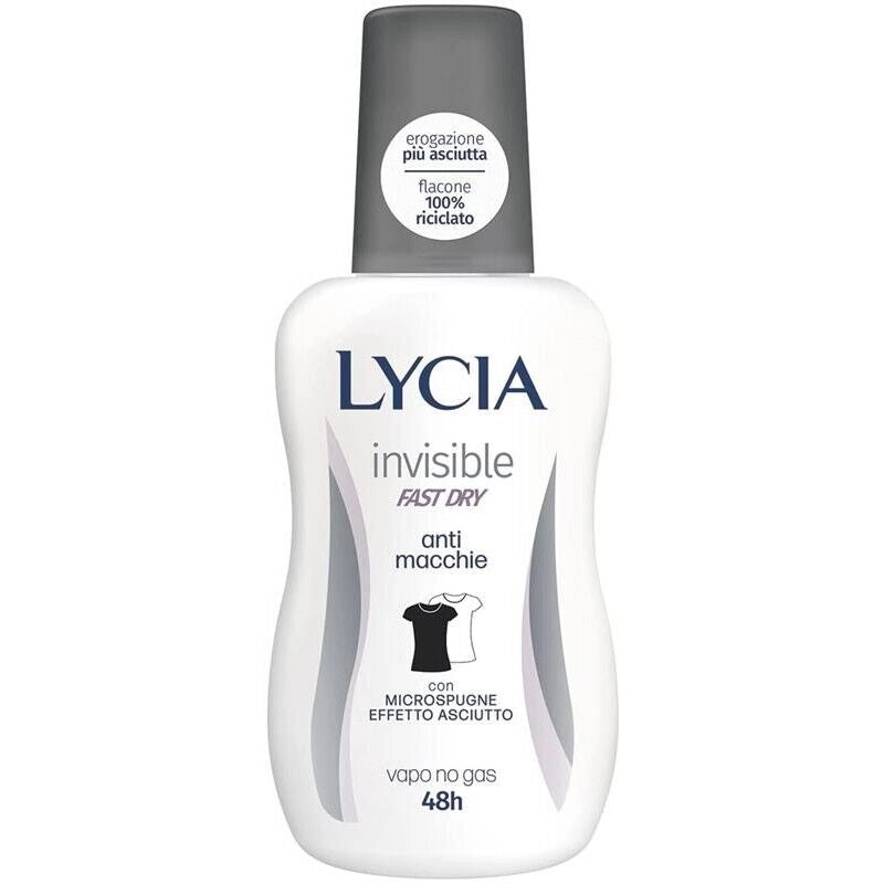 LYCIA DEODORANTE VAPO IN FORMATO DA 75 ML INVISIBLE FAST DRY