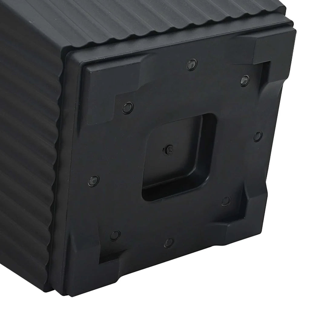 Fioriere | Cassetta per fiori | Vasi per Piante 24 pz Nero 28,5 x 28,5 x 22 cm Plastica