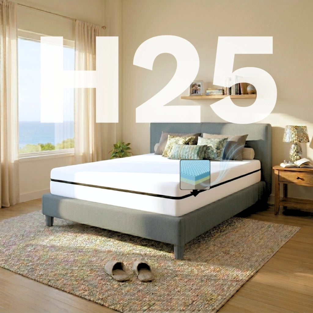 Materasso Singolo 85x195 in Memory Foam h 25 cm. A 7 Zone Differenziate Ortopedico. Rivestimento Cotone Fresco e Traspirante. Made in Italy 100%