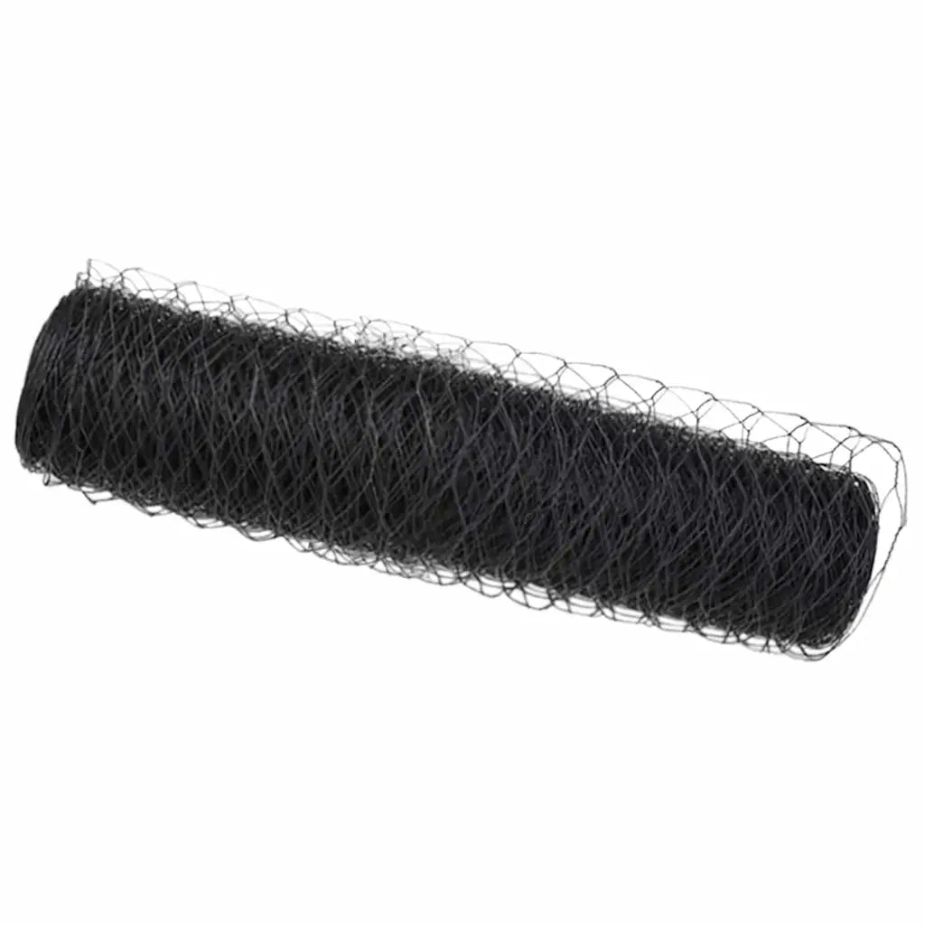 Recinzione Esagonale Grigio 0,6 x 50 m PVC 42005563