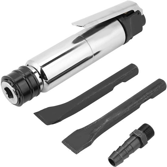 Pistone pneumatico - Set di punte leggere - Alta durezza - Attrezzo compatto - Per industria - 23 x 9 x 5 cm