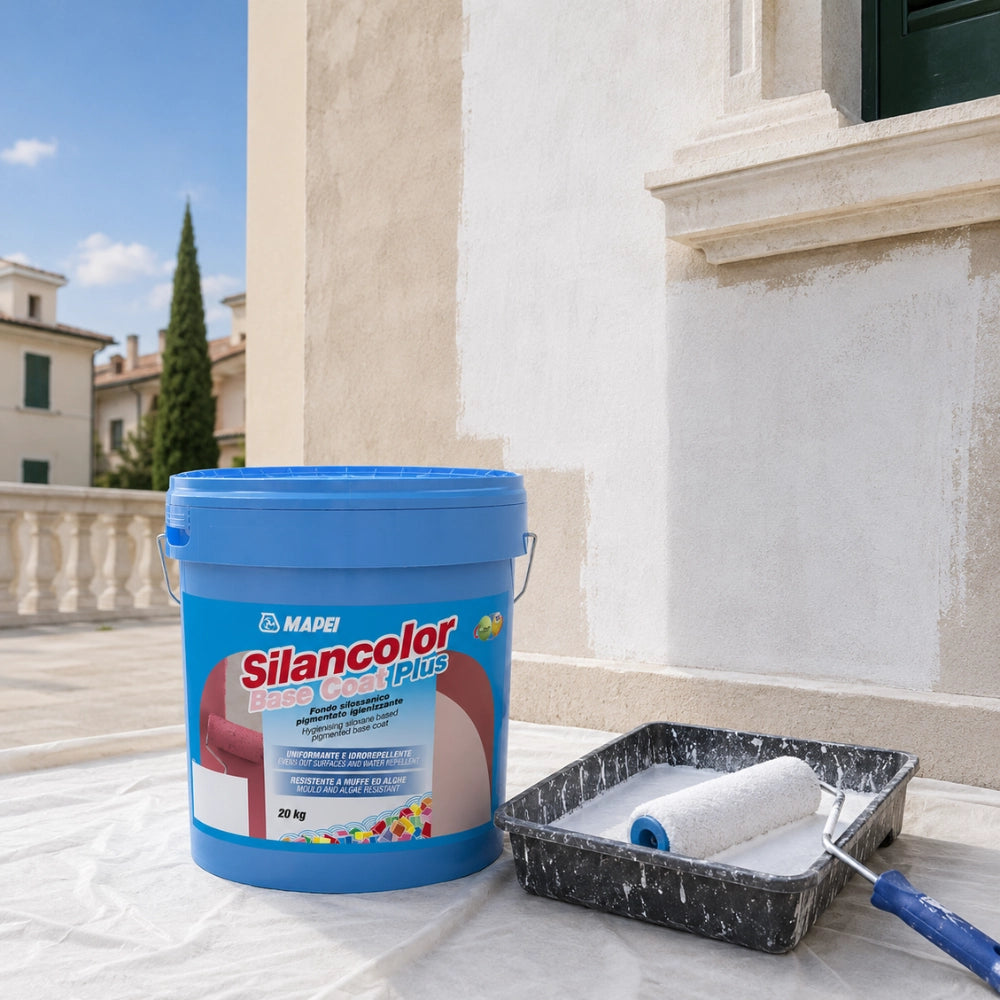 Mapei silancolor base coat plus fondo silossanico igienizzante 20kg