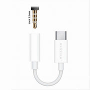 Trade Shop - Adattatore Audio Type-c A Aux Jack 3,5mm Per Smartphone Tablet Maxtech Ad-tc01 -