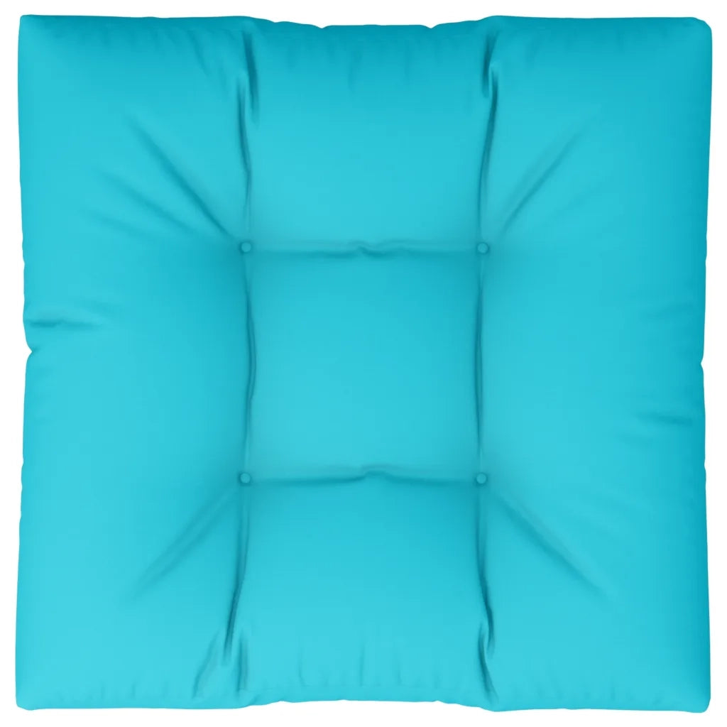 Cuscino per Pallet Turchese 70x70x12 cm Tessuto 360490